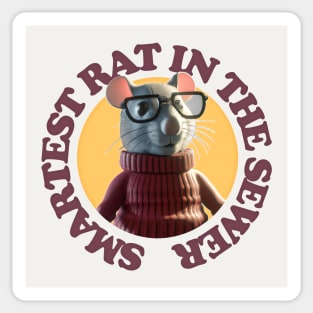 Smartest Rat In The Sewer Sticker